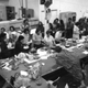 A potluck on the assembly line. Photo courtesy of the Atari Museum.
